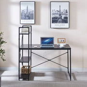 Computer Desk & Student Workstation with 4 Shelves