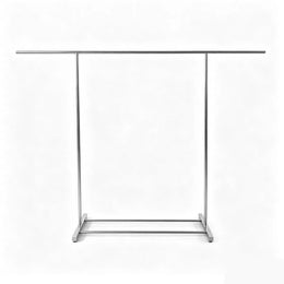 Double Rail Retractable Clothes Rack with Wheels