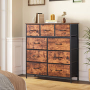Industrial 9 Drawer Storage Cabinet – Rustic Chest of Drawers