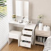 Dressing Table with Mirror and Stool DR-12