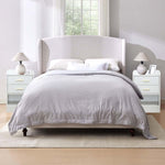 LED Bedside Table with 2 Drawers and Open Shelves – product image 21