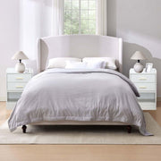 LED Bedside Table with 2 Drawers and Open Shelves – product image 21