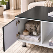 Coffee Table with Drawer and Cabinet