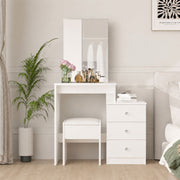 Dressing Table with Mirror and Stool DR-12