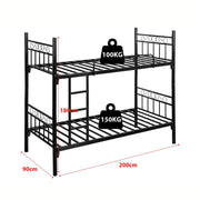 Twin-Over-Twin Metal Bunk Bed BD-C03