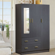 3 Door Wardrobe with Mirror and Drawers