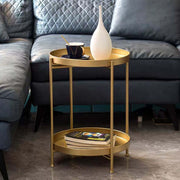 2 Tier Side Table with Storage Tray – Modern Coffee Table – product image 23