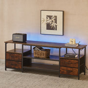 TV Stand with Charging Station