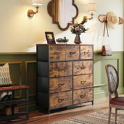 Industrial 9 Drawer Storage Cabinet – Rustic Chest of Drawers