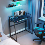 Modern Folding Office Desk with Top Shelf SD-S06 – product image 4
