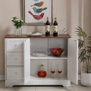 Farmhouse Sideboard Storage Cabinet