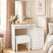 Dressing Table with Mirror and Stool DR-12