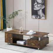 Rustic Storage Coffee Table