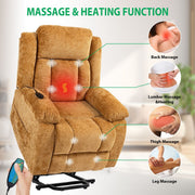 Power Lift Massage Recliner Chair with Heat - KJ-8819