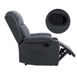 Lexi manual recliner chair with deep cushioned seating