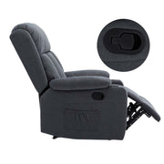 Lexi manual recliner chair with deep cushioned seating