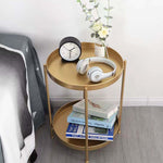 2 Tier Side Table with Storage Tray – Modern Coffee Table – product image 25