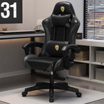 Ergonomic Gaming Chair with Footrest & 180° Recline – product detail view