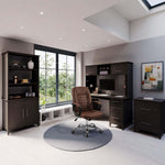 Durable office chair frame and construction detail for everyday workspace use.
