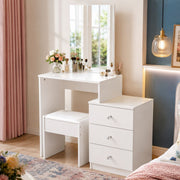 Dressing Table with Mirror and Stool DR-12
