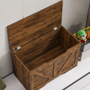 Rustic Wooden Storage Bench