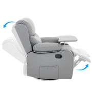 Swivel Rocker Recliner with Tray Table
