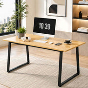 150 x 80cm office desk desktop space for laptop, monitor and accessories