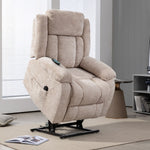 Power lift lounge chair with massage, lumbar heat and 150kg weight capacity