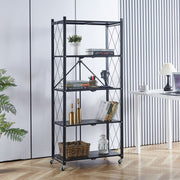 Mobile Kitchen Shelf with 3, 4 & 5 Tier Storage for organizing kitchen, bathroom, or office spaces.