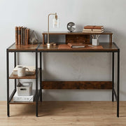Computer Desk with Monitor Stand and Reversible Shelves – product image 7