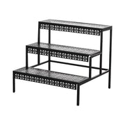 3-Tier Metal Plant Stand Indoor & Outdoor
