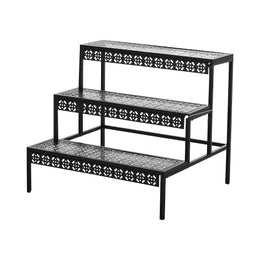 3-Tier Metal Plant Stand Indoor & Outdoor