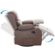 Swivel Rocker Recliner with Tray Table