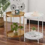 2 Tier Side Table with Storage Tray – Modern Coffee Table – product image 28
