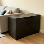 Rustic Wooden Storage Bench