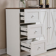 Farmhouse Sideboard Storage Cabinet