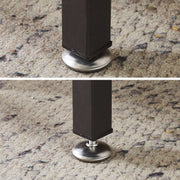 L-Shaped Desk with Power Outlets & Drawers