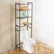 Over Toilet Bathroom Shelf with Storage Basket