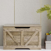 Rustic Wooden Storage Bench SC-JY701 in retro grey, perfect for organizing entryways, living rooms, and bedrooms.