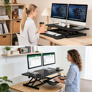 Standing Desk Converter: Sit-to-Stand Adjustable Desk Riser