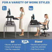 Standing Desk Converter: Sit-to-Stand Adjustable Desk Riser