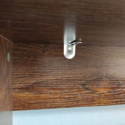 Walnut Slim Flip Shoe Cabinet | Entryway Storage | Artisansa
