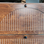 Walnut Slim Flip Shoe Cabinet | Entryway Storage | Artisansa