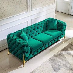 Velvet Deluxe Couches L8001 in elegant design3