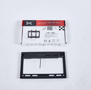 Wall Mount for Flat Screen package and mount support for 14'-42' televisions with robust design.
