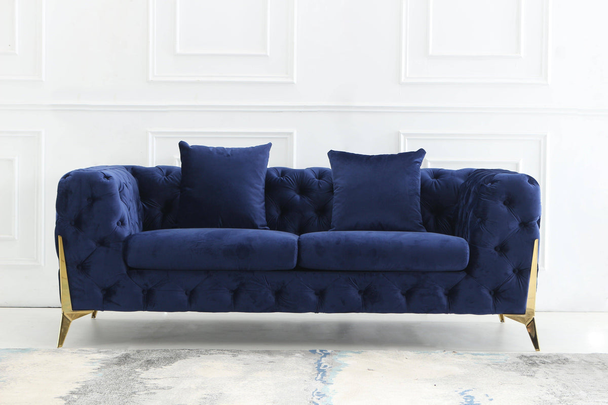 Velvet Deluxe Couches L8001 in elegant design2