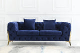 Velvet Deluxe Couches L8001 in elegant design2