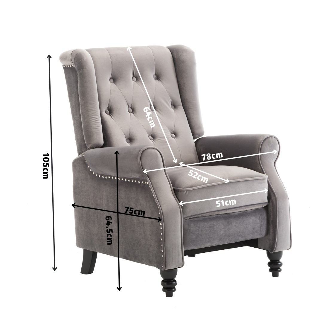 Luxury Chester Recliner Chair Comfortable CR-HL2005 Lounge Seating10
