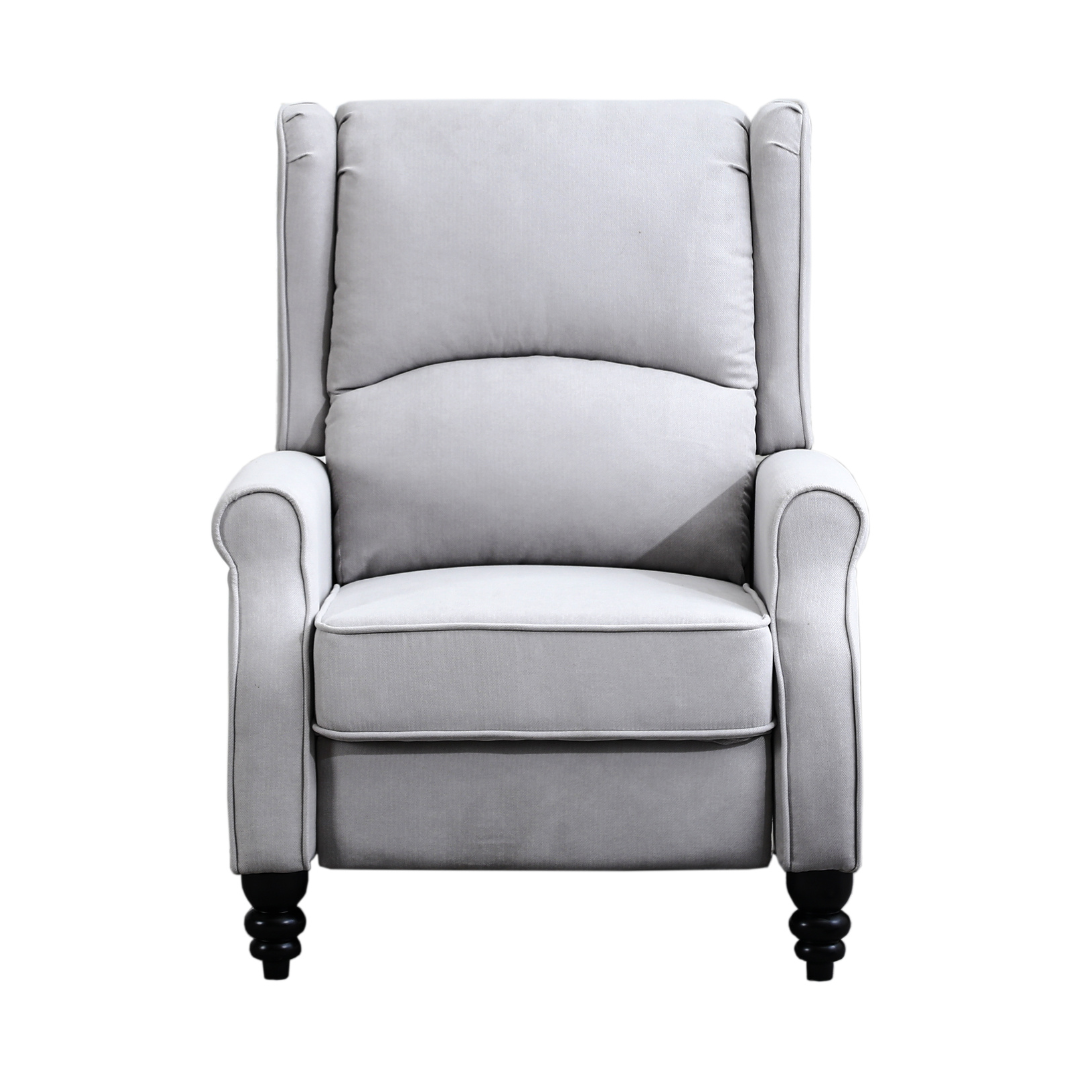 Micasa Push Back Recliner Chair in Grey CR-HL20086