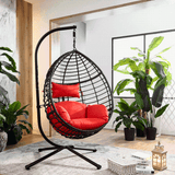 Dome Shaped Swing Chair F-90 for comfortable outdoor seating1